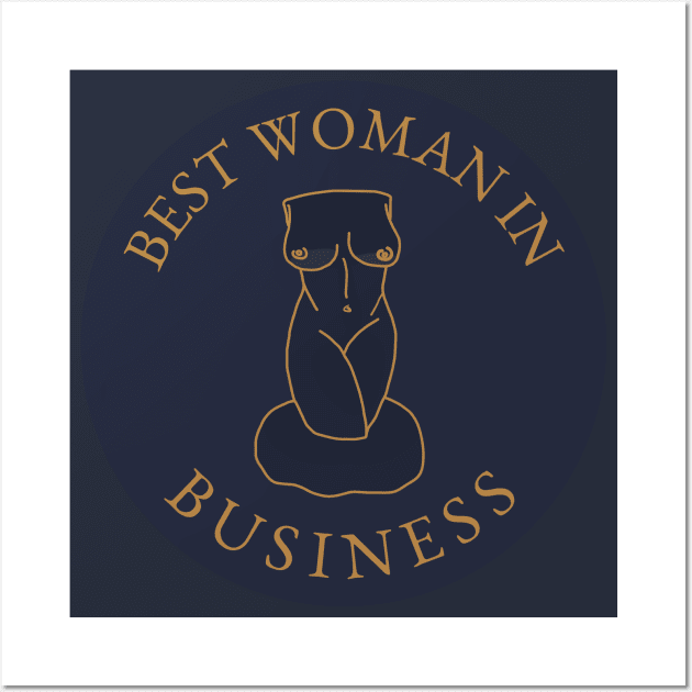 Fleabag statue - Best Woman in Business Wall Art by guayguay